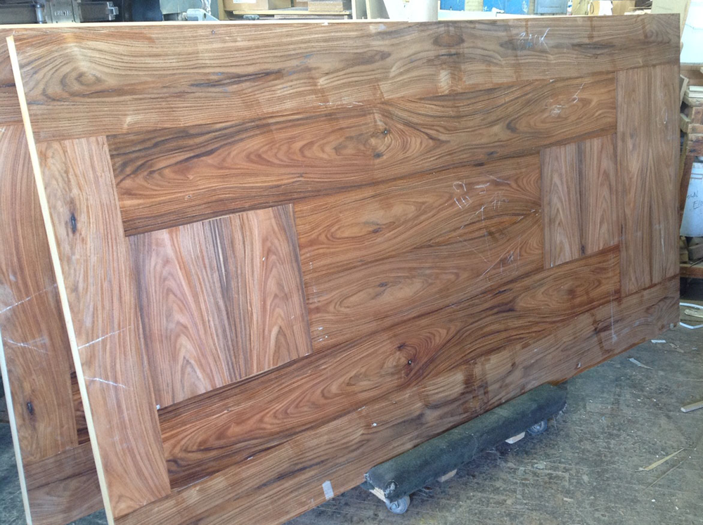 Custom Santos Rosewood Back of Door